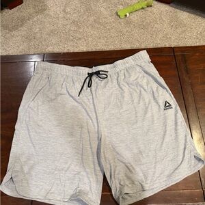 Reebok Men's Light Gray Athletic Shorts